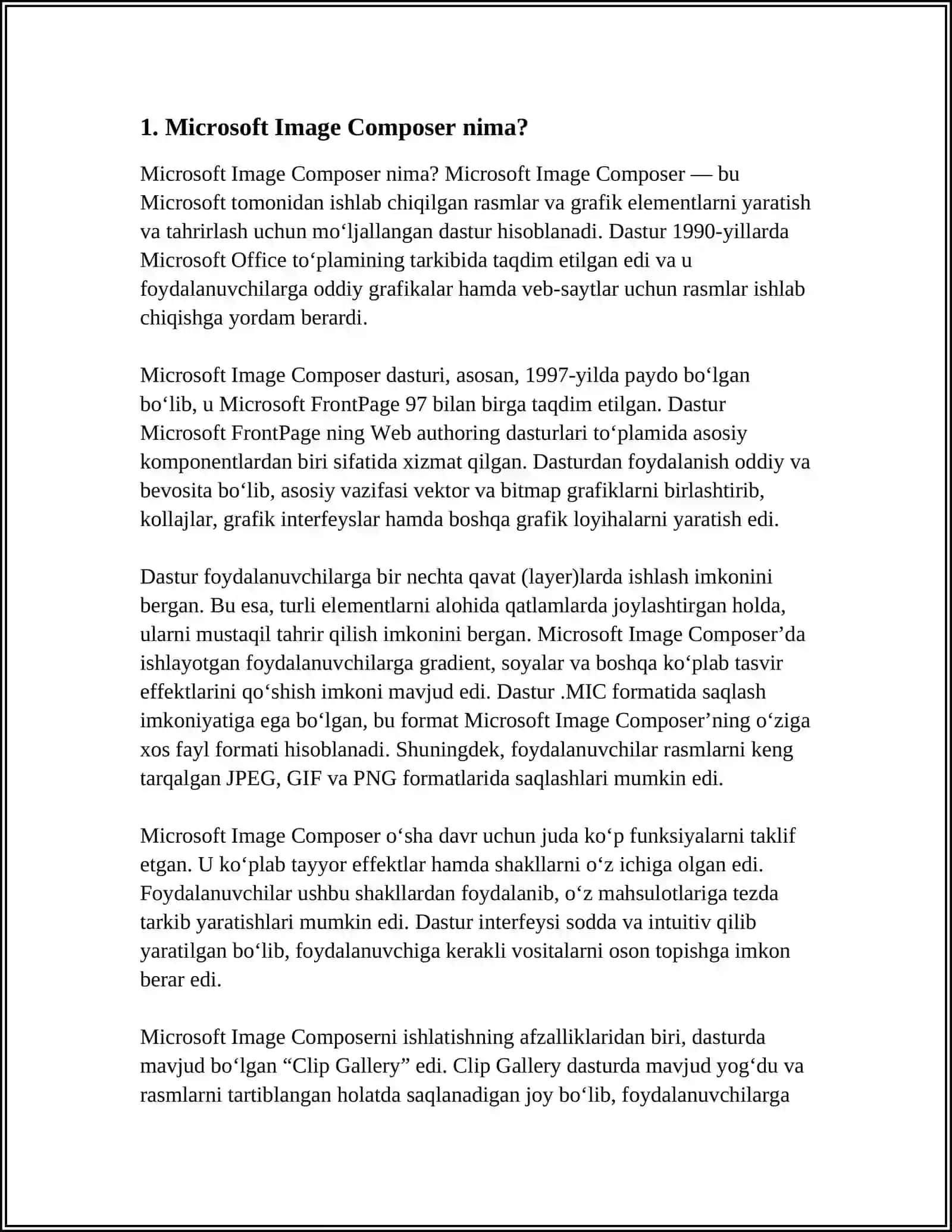 MICROSOFT IMAGE COMPOSER MUHARRIRI 3