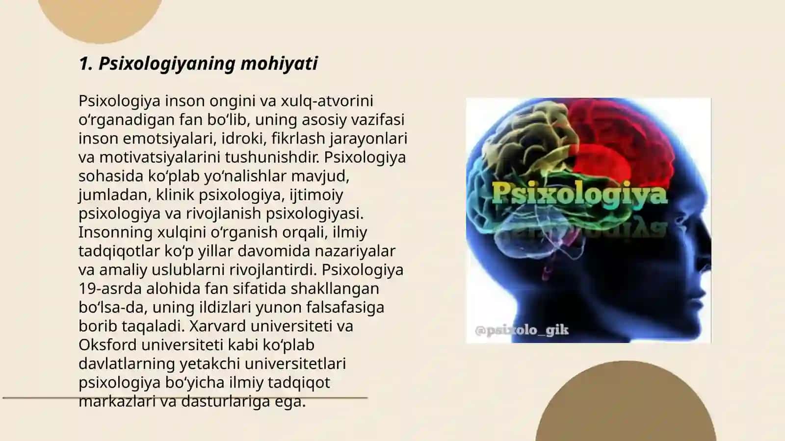 Psixologiya fanining maqsad va vazifalari 3