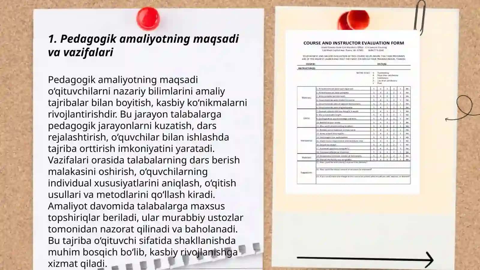 Pedagogik amaliyotni baholash mezonlari va ish xujjatlari 3