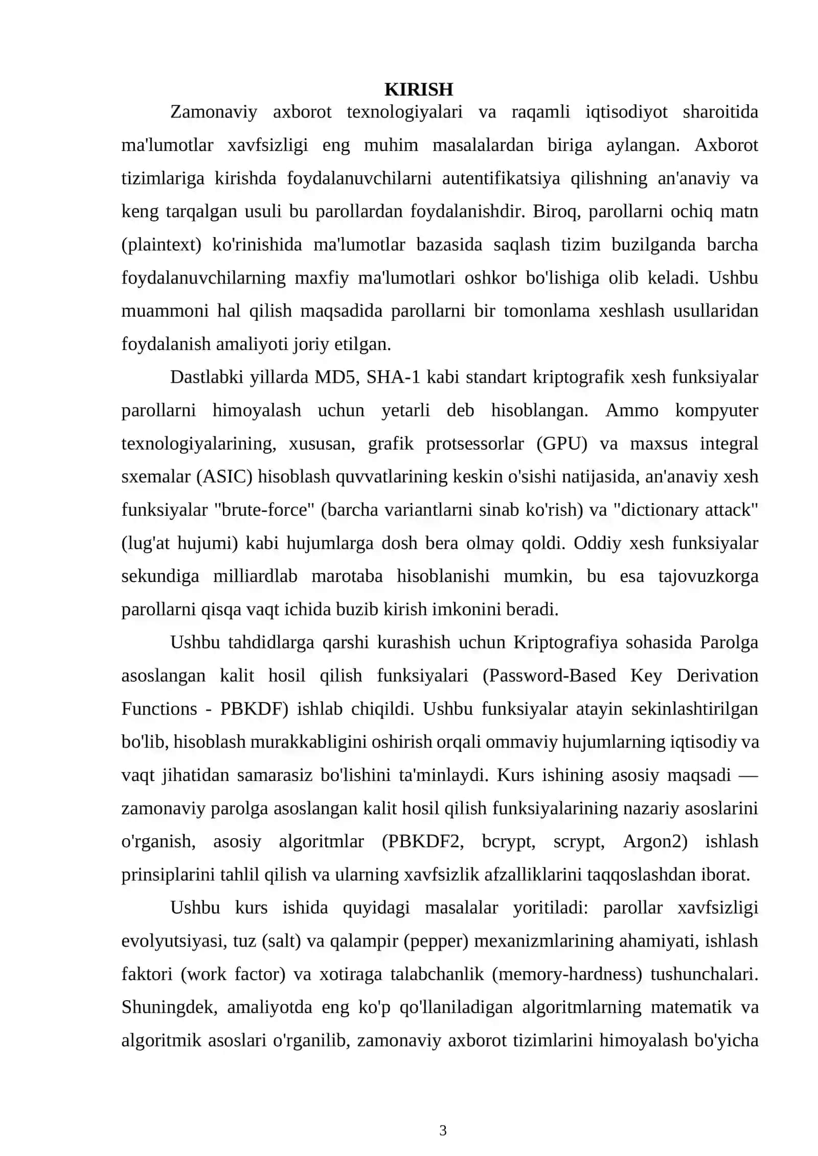Password-based key derivation funksiyalari mavzusi 3
