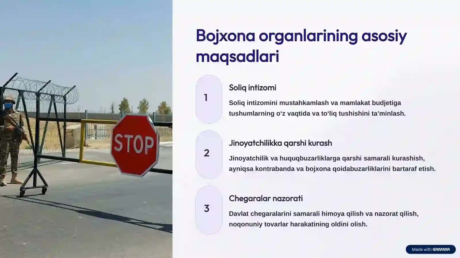 Bojxona organlarining huquqni muhofaza qilish faoliyatidagi maqsad va vazifalari 3