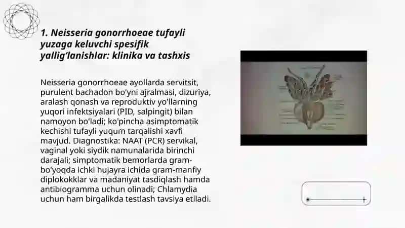 Ayollar jinsiy a'zolarining spesefik yallig'lanish kasalliklari 3