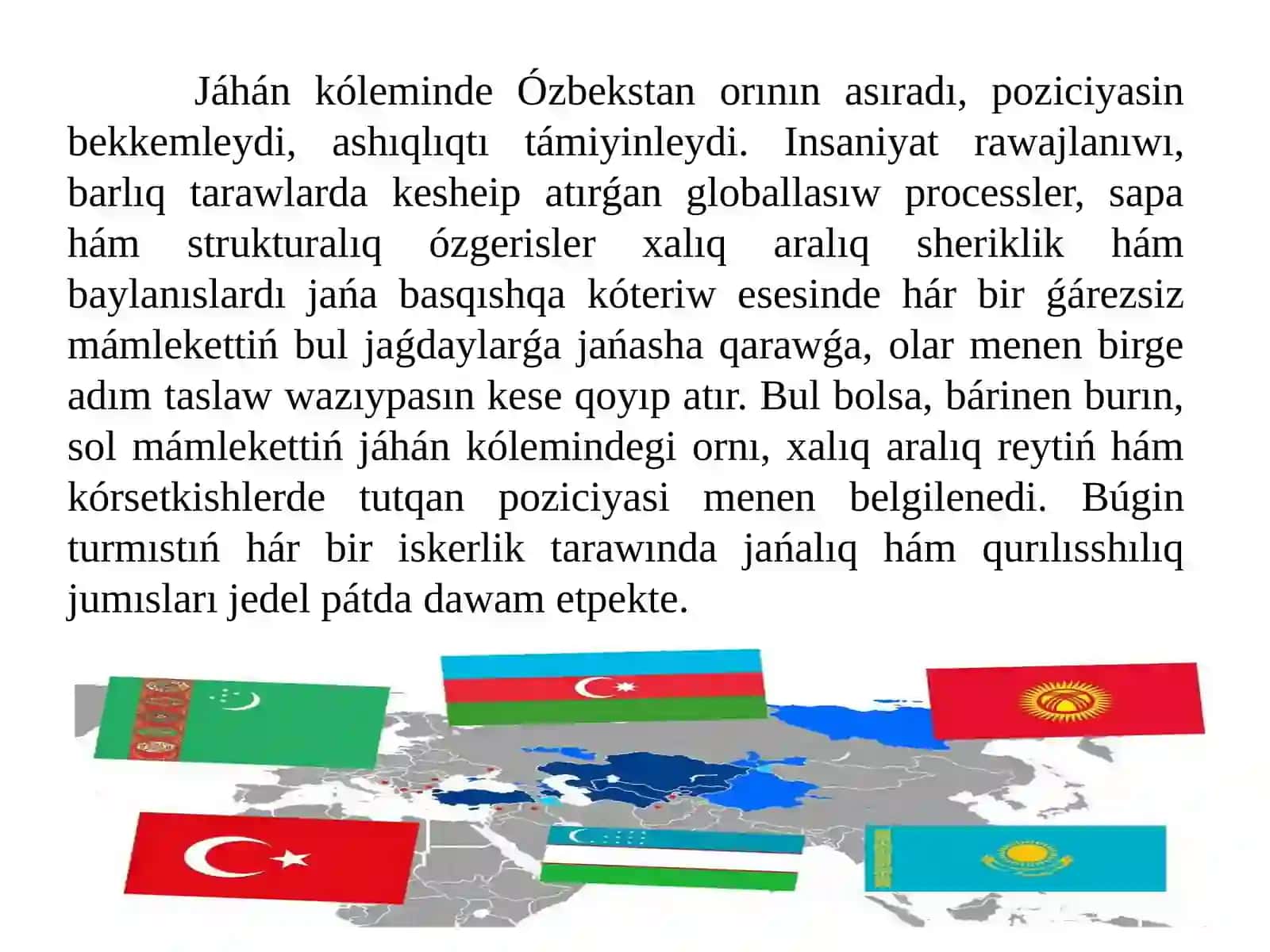 Ózbekstannıńxalıqaralıqreytinglerdegikórsetkishlerinkóteriw ushın tarıyxıy hám sıyasıy áhmiyeti 3