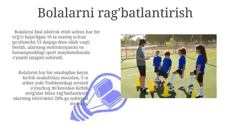 Maktabgacha yoshdagi bolalar uchun sport mashqlari 3