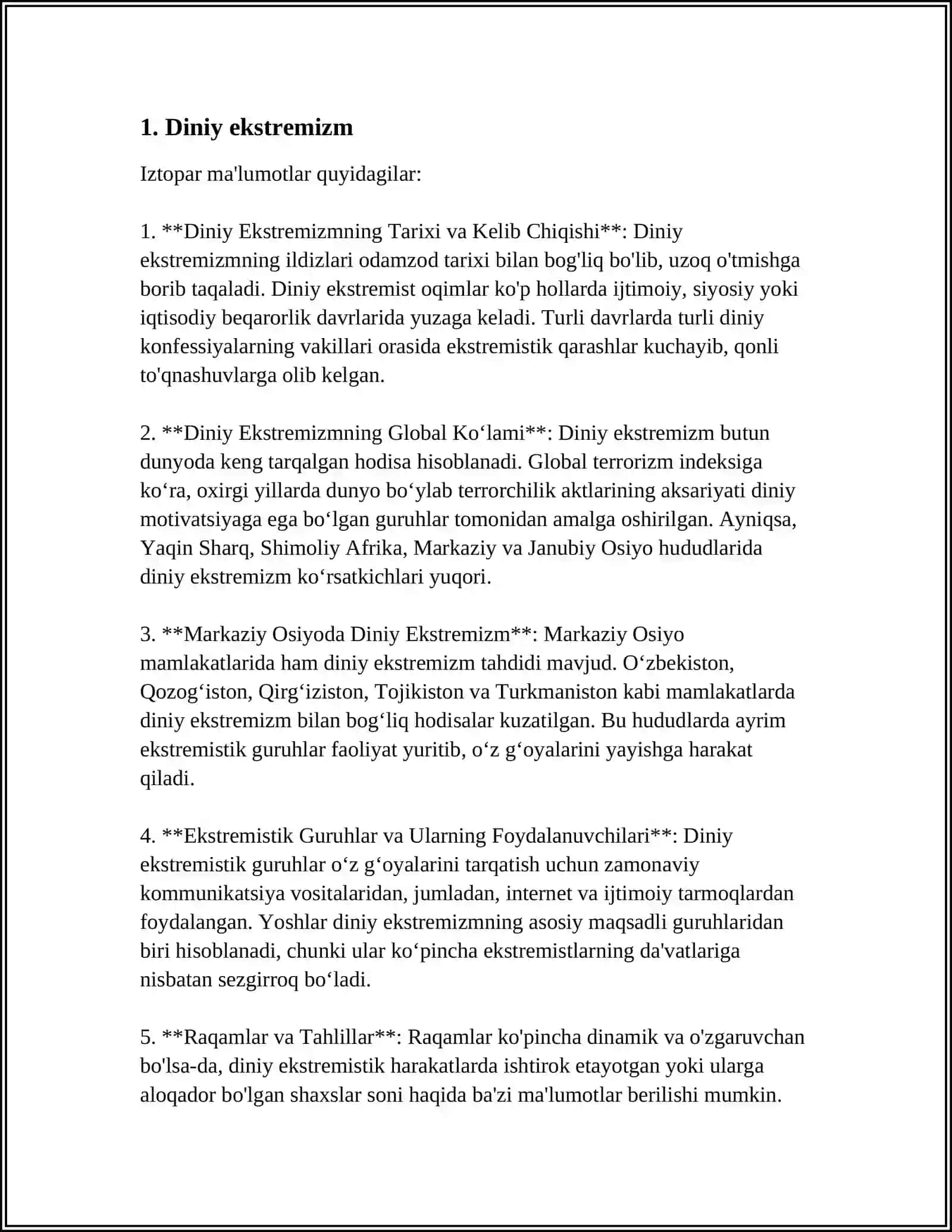 DINIY FANATIZMNING MOHIYATI 3