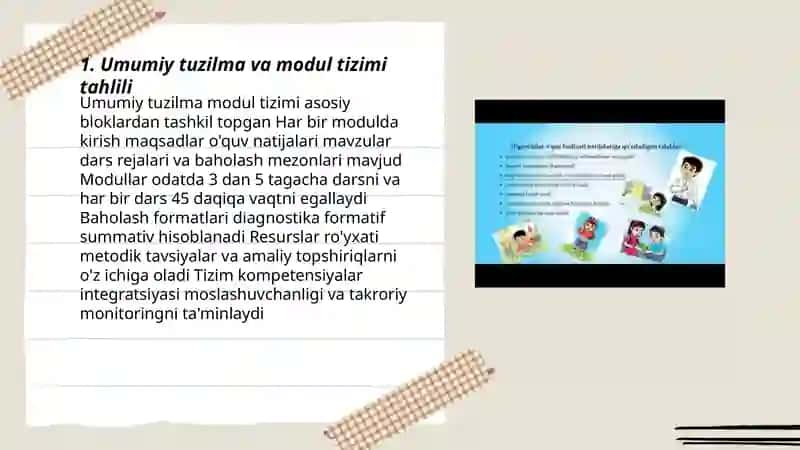 Umumtalim maktabi "Tarbiya"darsliklarining tahlil qilish 3