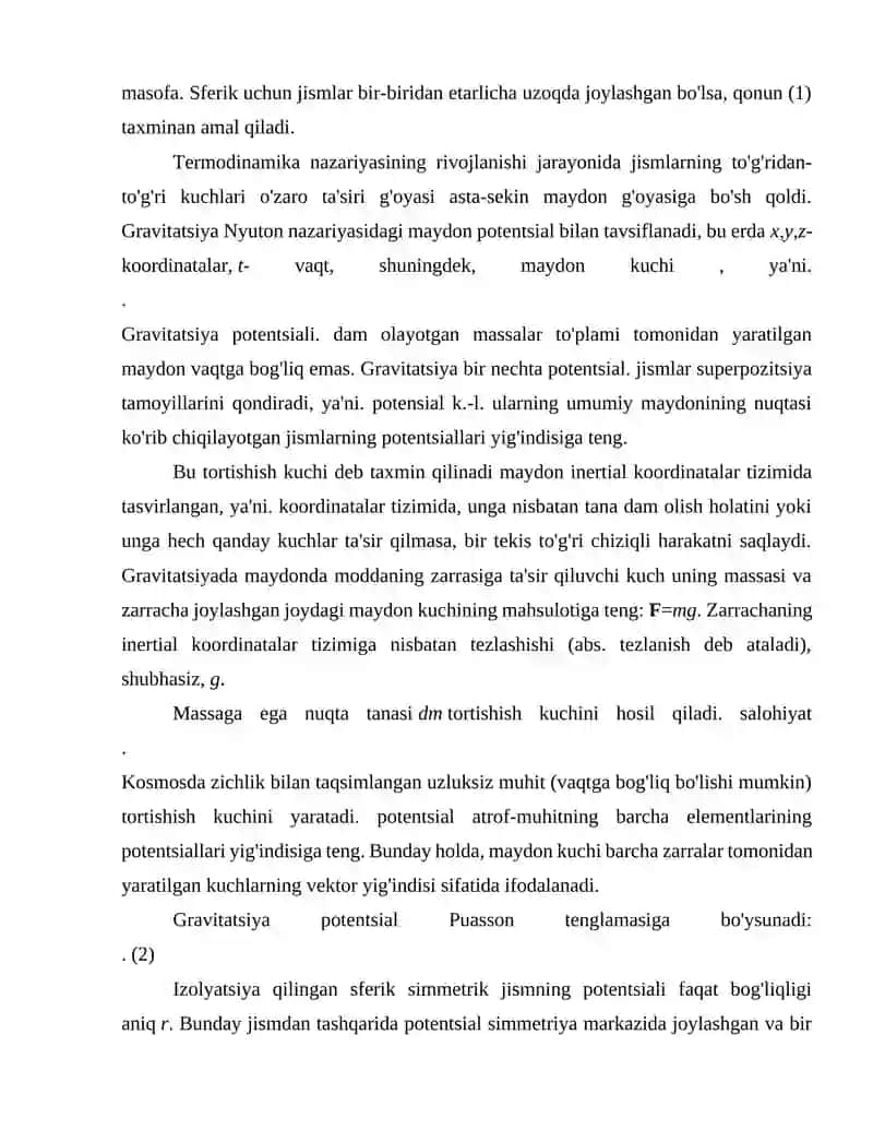YERNING TORTISHISH MAYDONIDA JISMLARNING HARAKATI 3