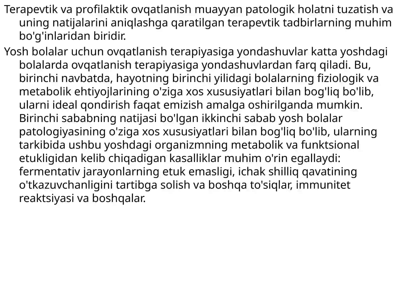 Ovqatlantirish bo'yicha ko'plab tavsiyalar 3