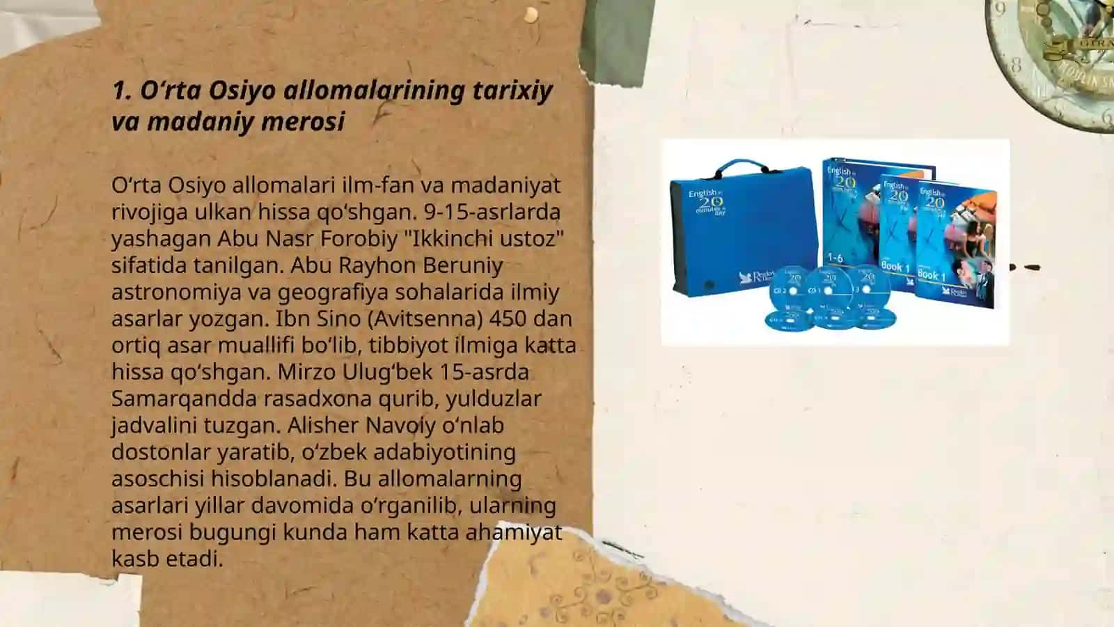 Oʻrta Osiyo allomalarining tarixiy va madaniy merosi 3