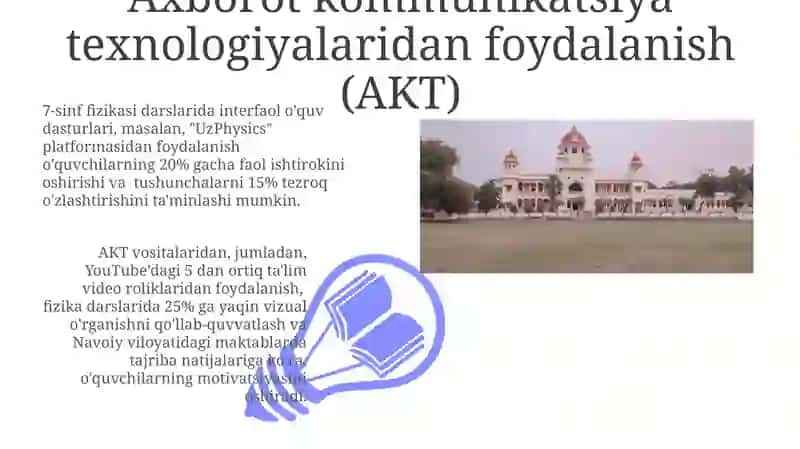 7-sinfda fizika fanini o'qitish metodikasi 3