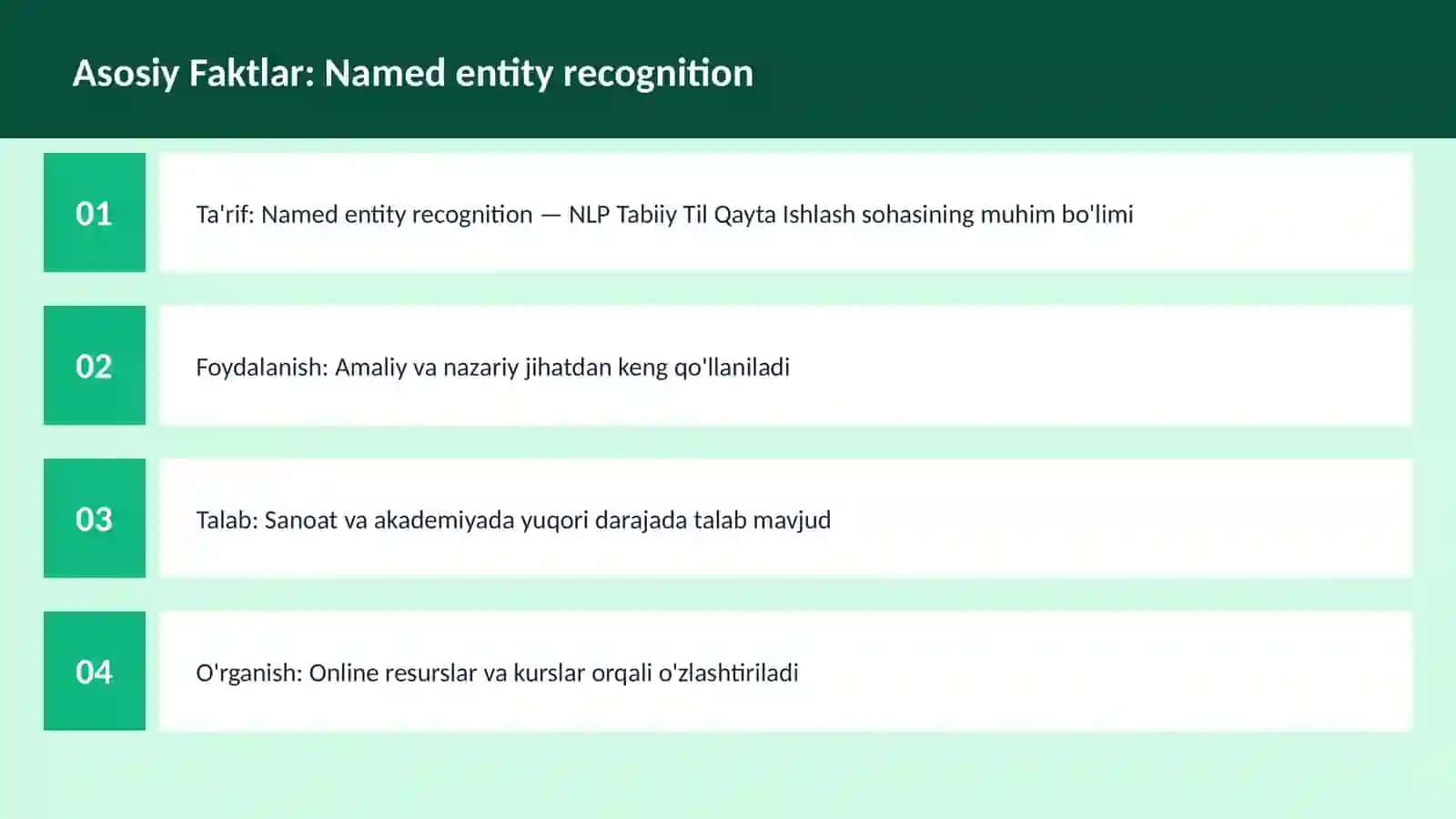 Named entity recognition 3