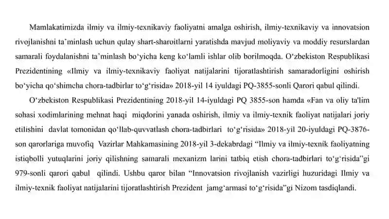Texnologiyalar transferi bozorida innovatsiyalarni olib chiqish va amalga oshirish 3