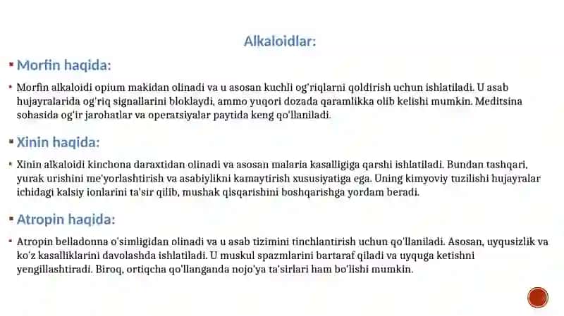 Alkaloidlar 3