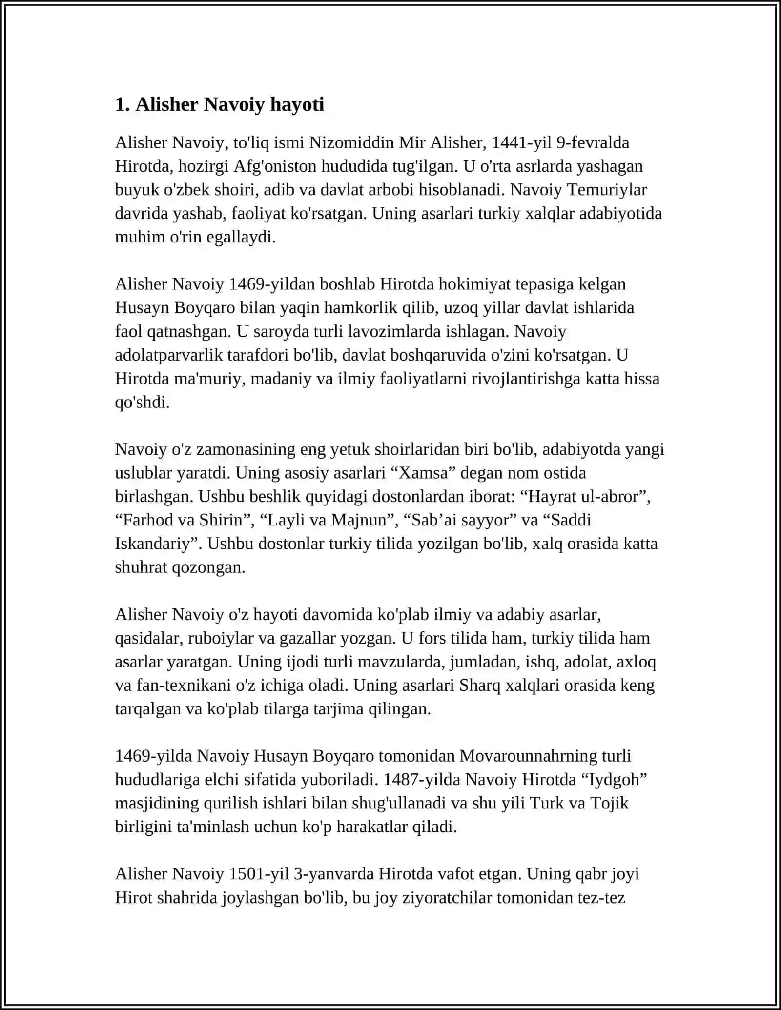 REFERAT ALISHER NAVOIY 3