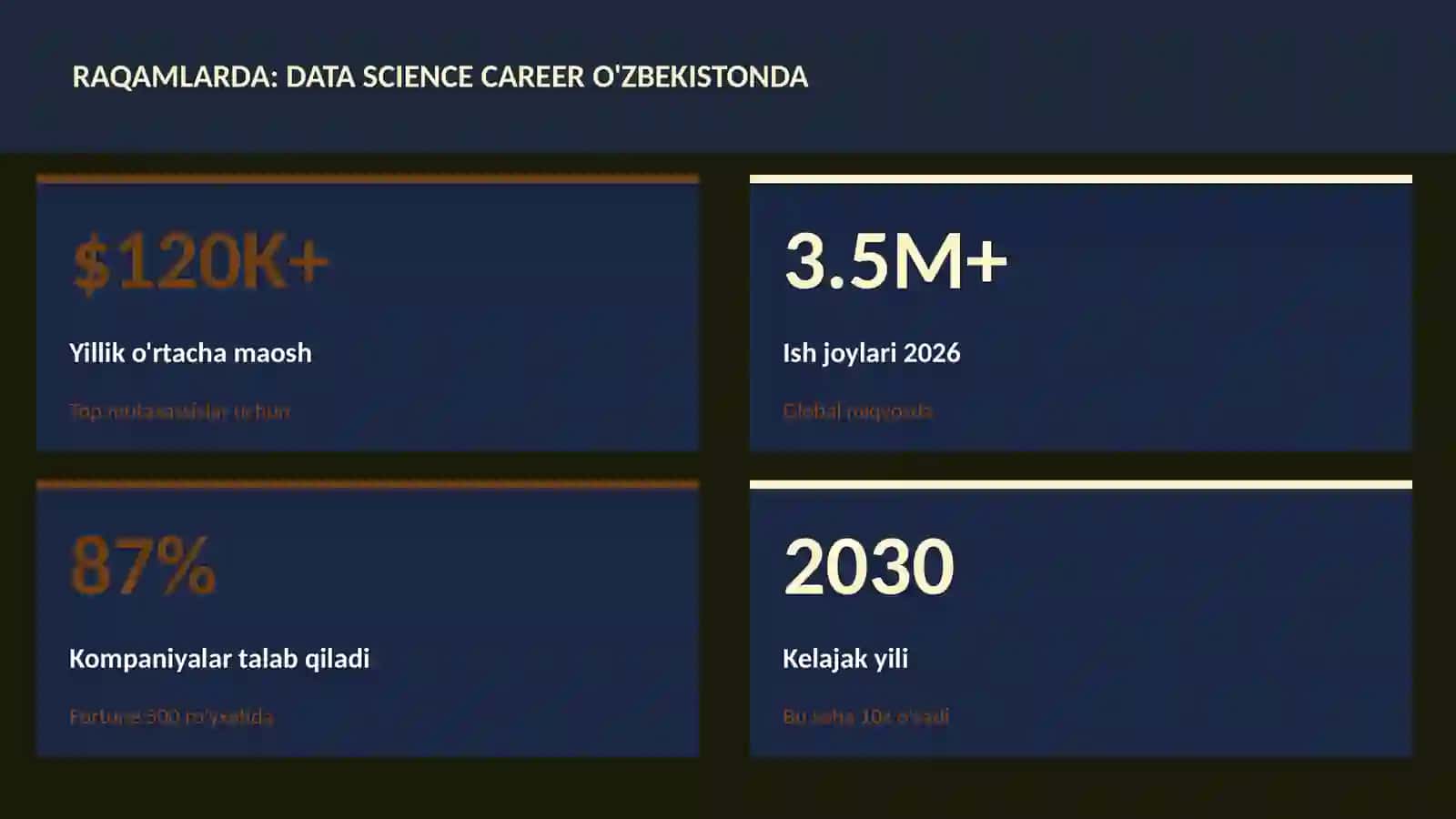Data science career O'zbekistonda 3