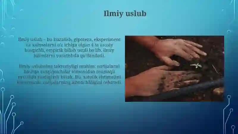 Ilmiy uslub. Ilmiy maqola tayyorlash 3