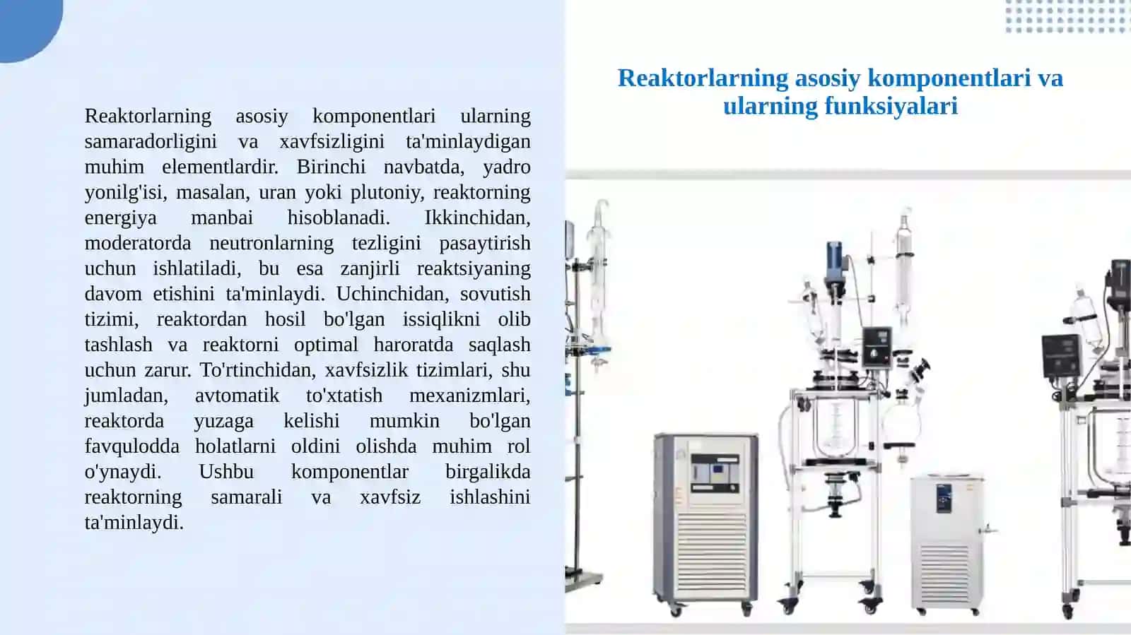 Reaktorlar tuzilishi va montaji 3