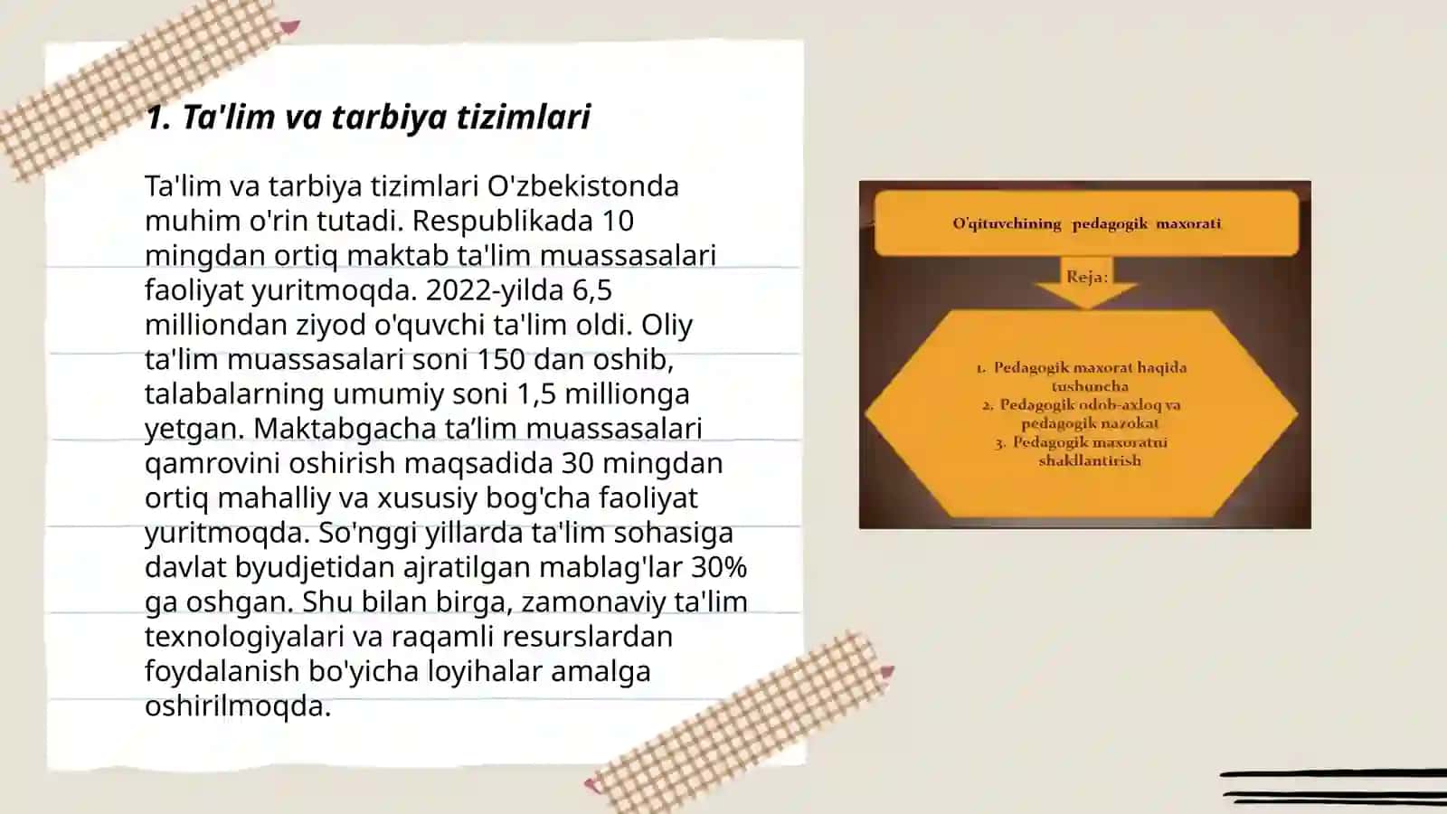 Tarbiya faoliyati yaxlit tizim sifatida 3