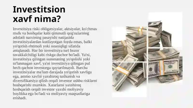 Investitsionfaoliyatdatavakkalchilikningo`rni 3