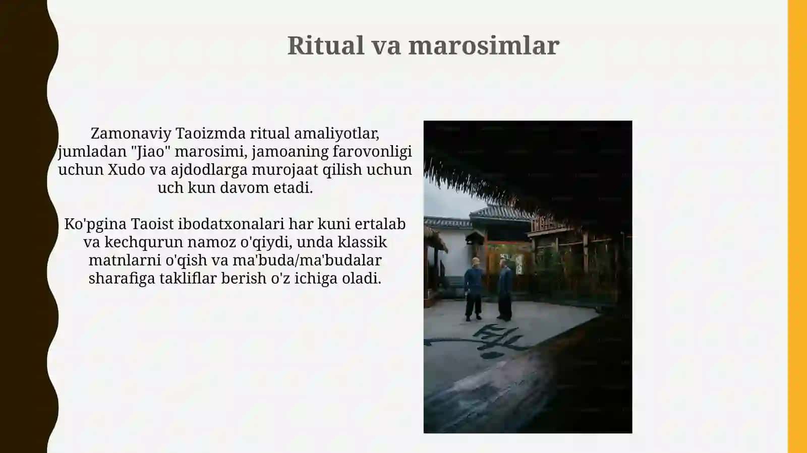 Daosizmning hozirgi kundagi holati 3