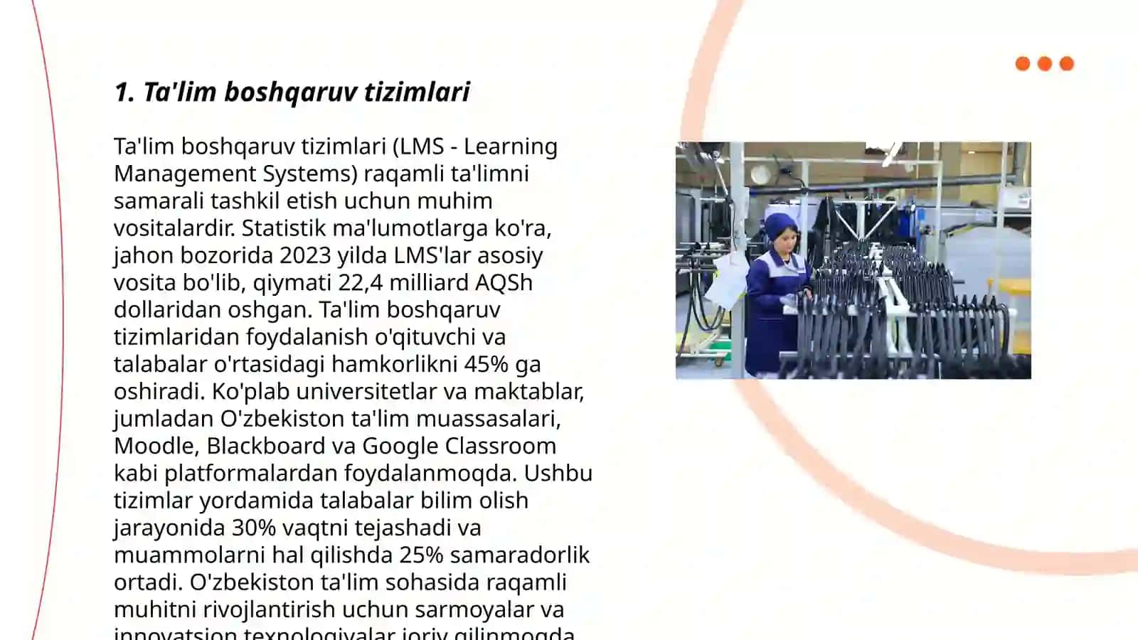 Ta'lim boshqaruv tizimlari 3