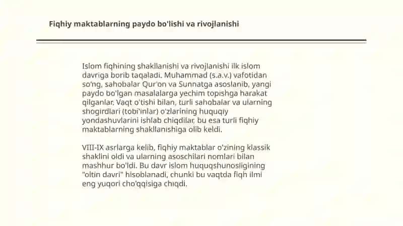 Islom fiqhiy 1maktablari 3
