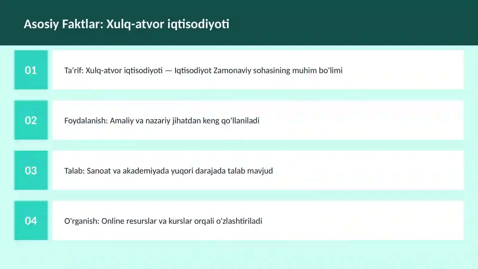 Xulq-atvor iqtisodiyoti 3