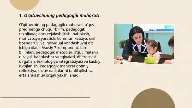 O'qituvchining pedagogik mahorati 3