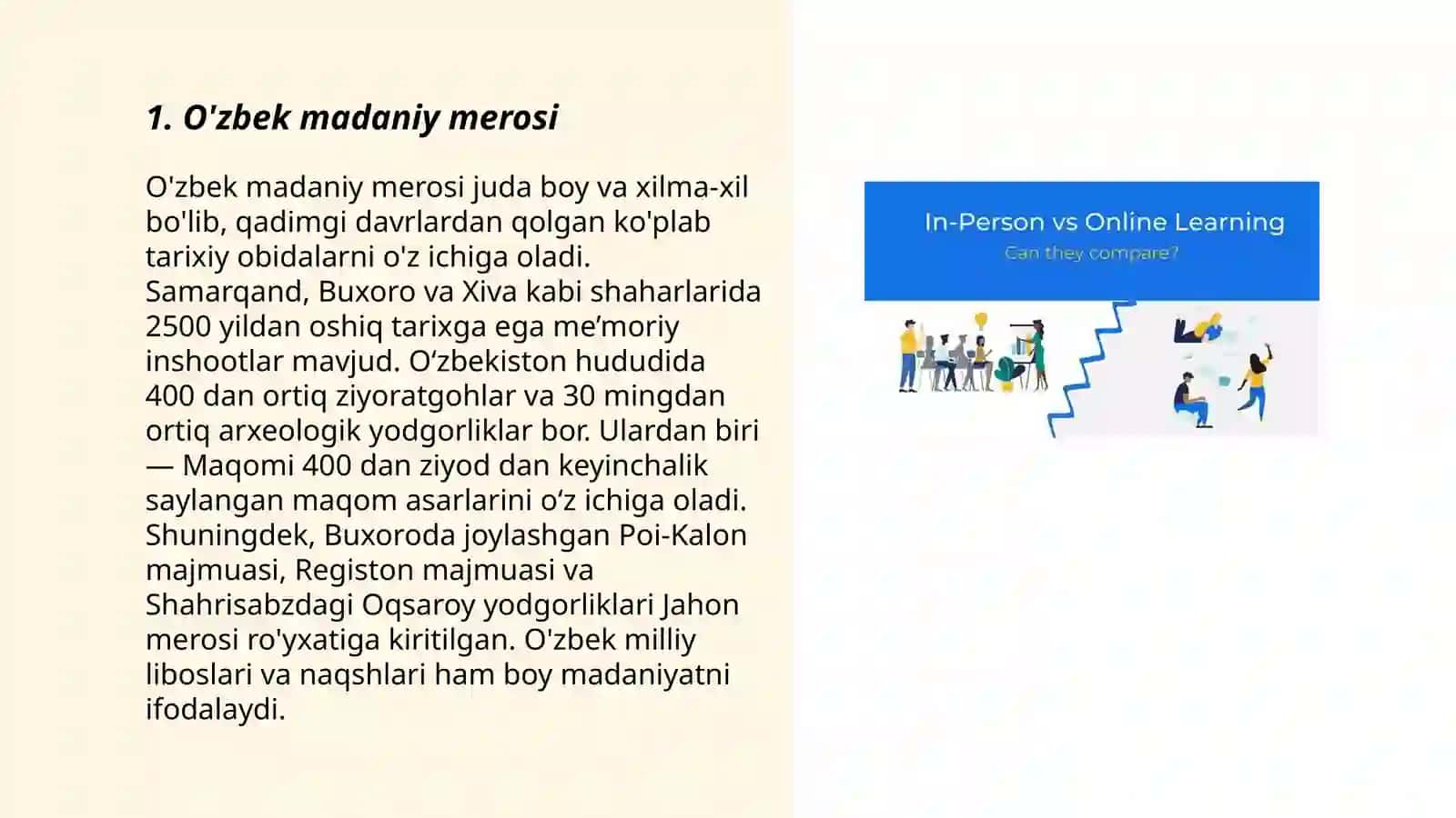 O'zbek madaniy merosi 3