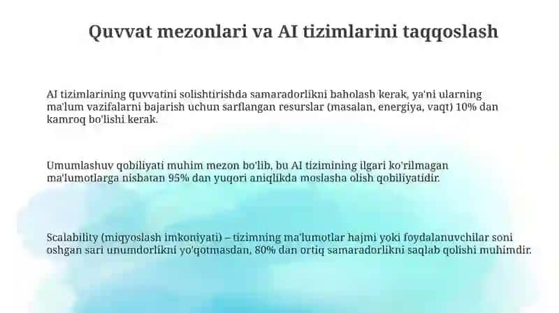 Qaysi AI tizimi eng kuchli va nima uchun 3