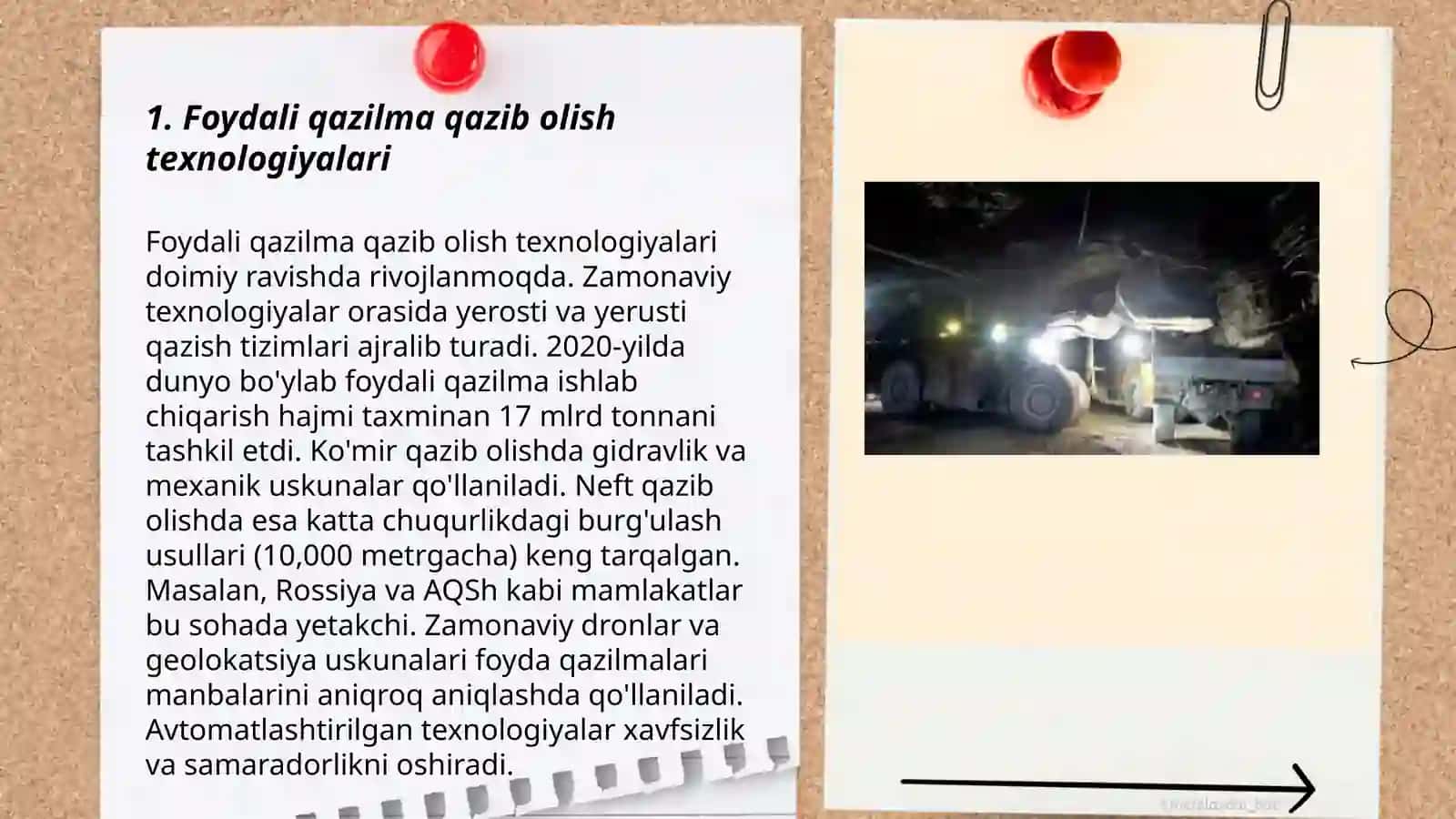 Foydali qazilma qazib olish texnologiyalari 3