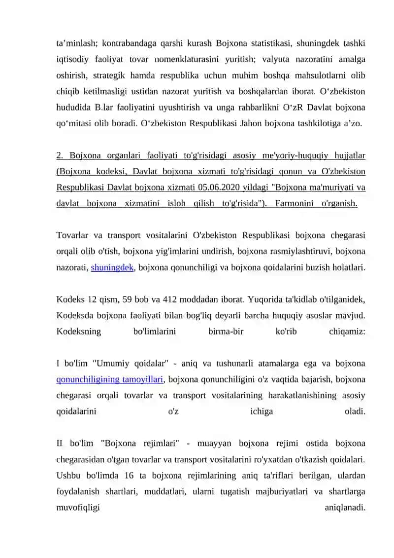DAVLAT BOJXONA QO`MITASI VUJUDGA KELISHI 3