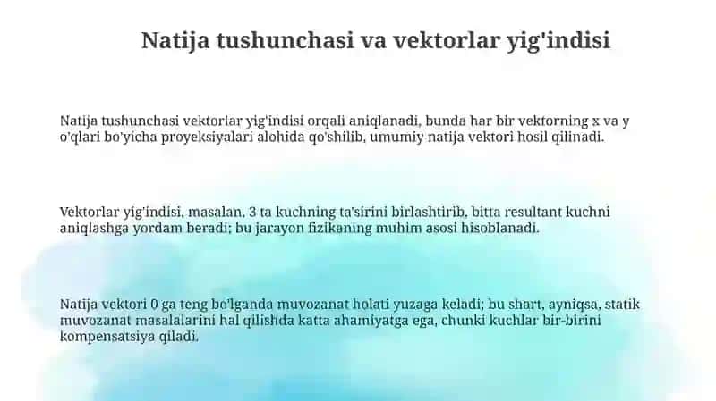 Rezultant haqida 3