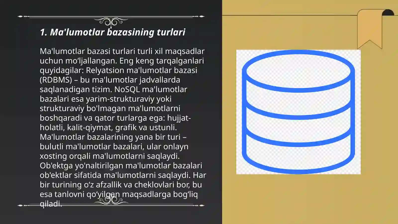 Ma'lumotlar Bazasi 3