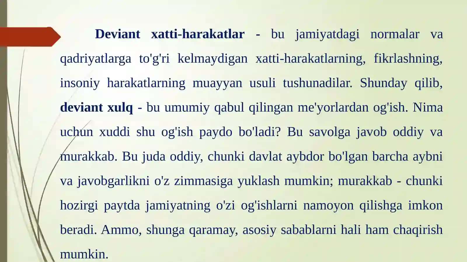 O’smirlik yoshida deviant xulq-atvorning namoyon bo’lishi 3