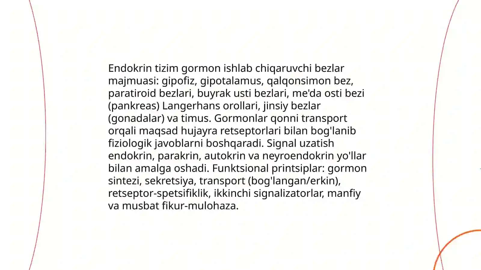 Endokrin tizimi fiziologiyasi 3