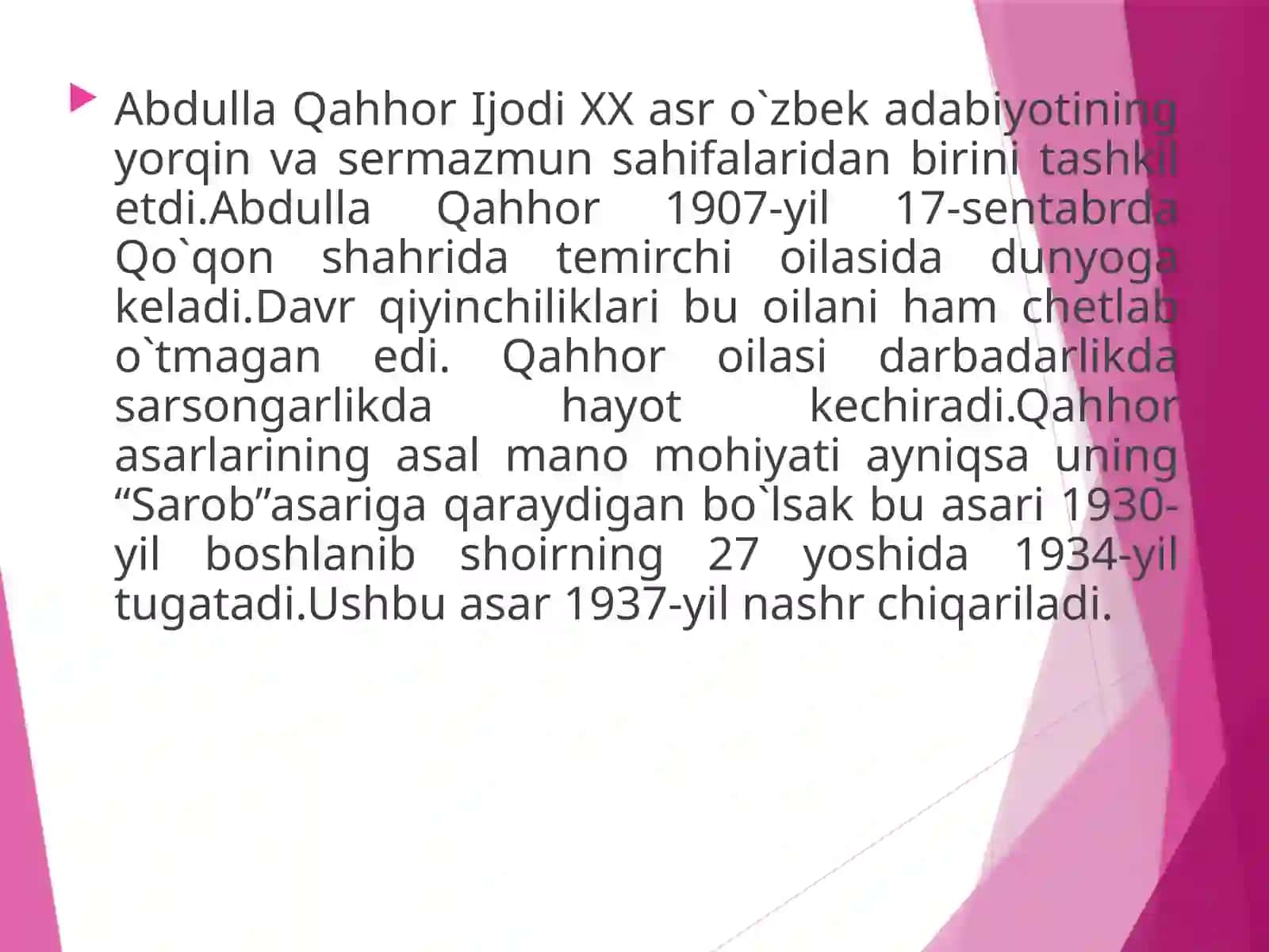 ABDULLA QAHHORNING SAROB ASARI 3