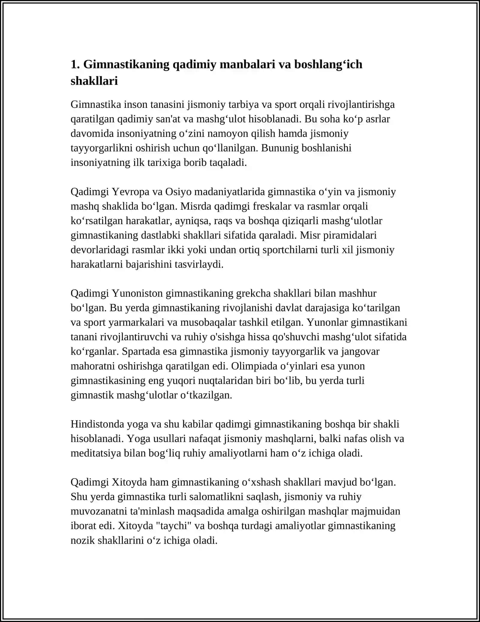 GIMNASTIKA TARIXI VA RIVOJLANISH TENDENSIYALARI 3