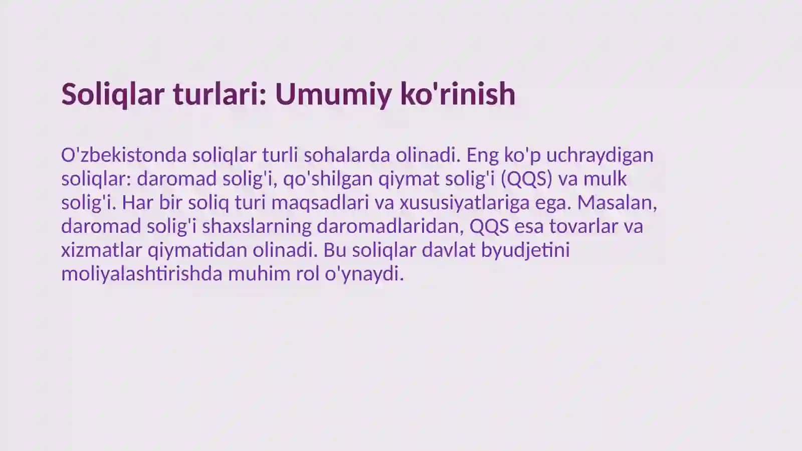 Soliqlar va ularni undirish mexanizmi 3