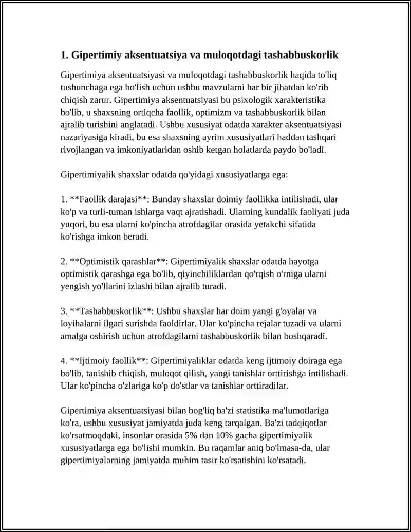XARAKTER AKSENTTUATSIYASI.MULOQOT USLUBLARINI BAHOLASHDA AKSENTUATSIYANING MUHIM TIPLRI 3