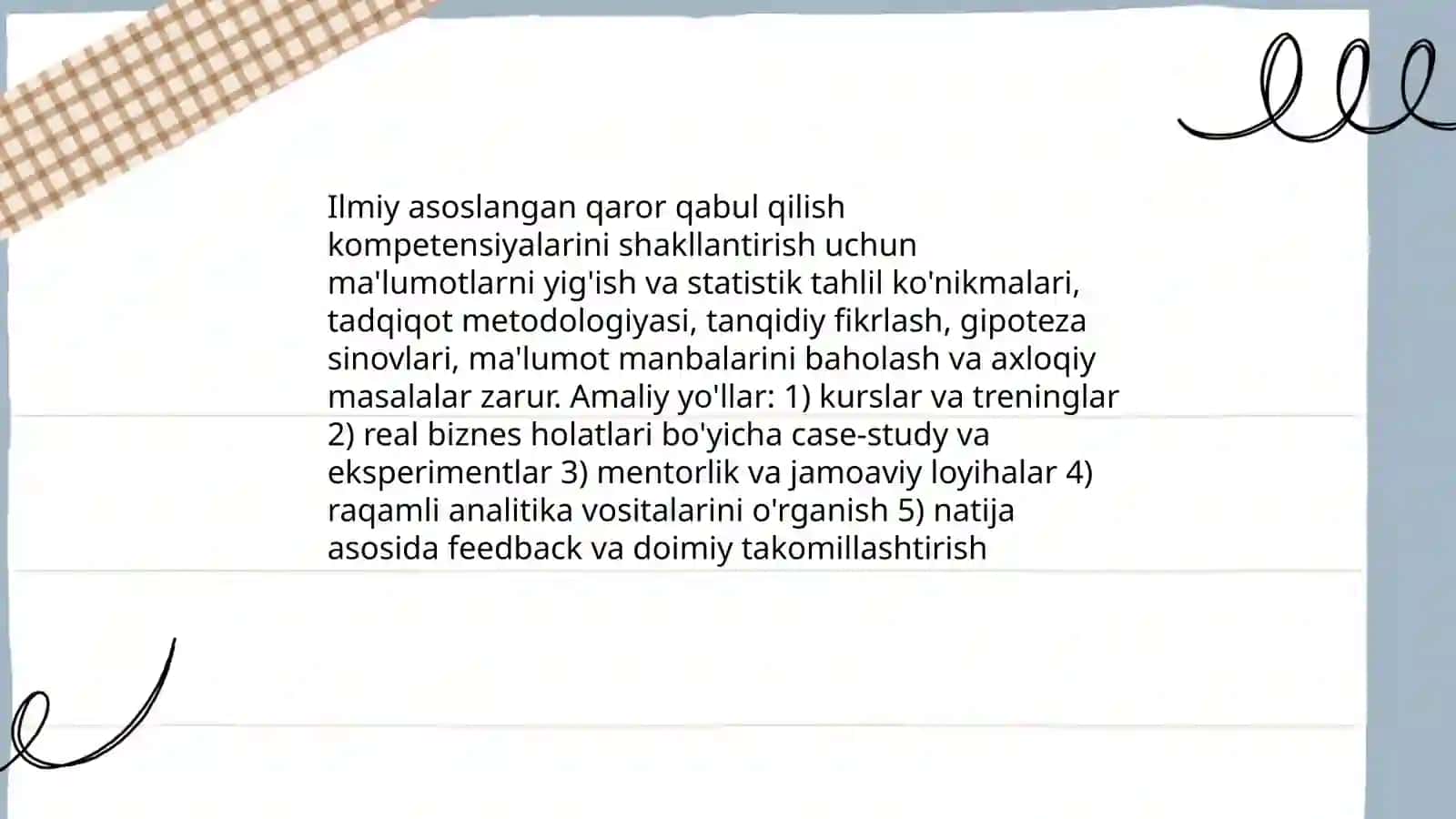 kompetensiyalarni shakllantirish yo'llari 3