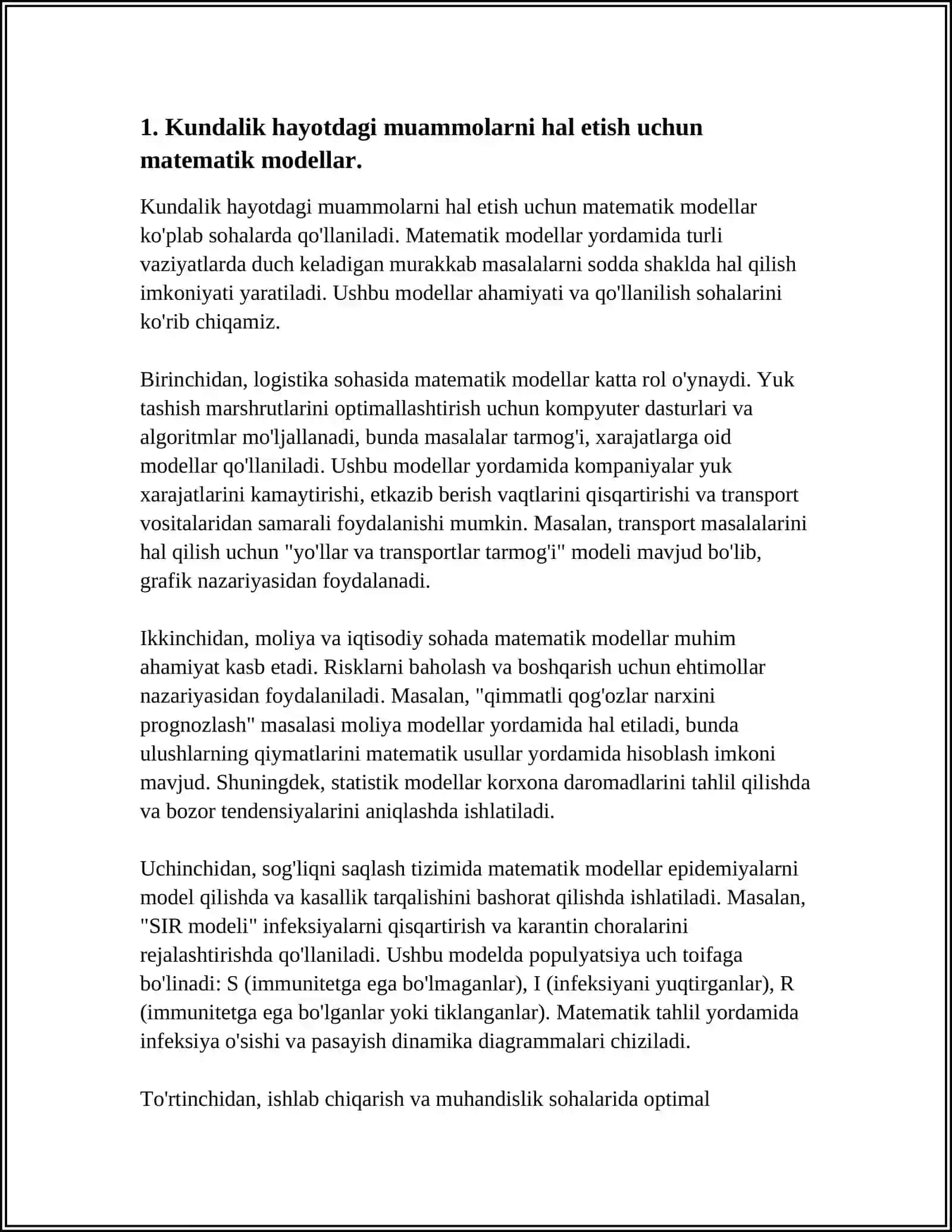 KONTEKSTLI MASALALARNI TUZISH VA YECHISH 3