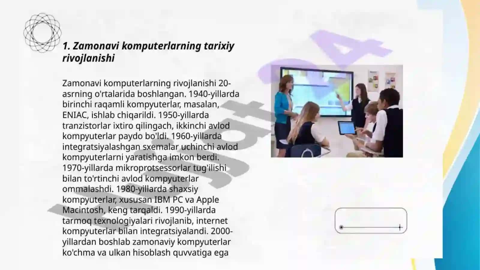 O’qitish metodikasi fanidan tayyorlagan taqdimoti 3
