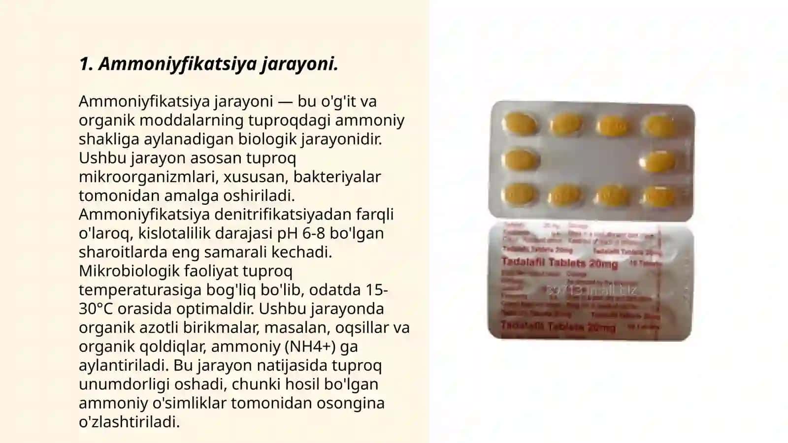 Ammoniyfikatsiya, denitrifikatsiya va nitrifikatsiya jarayoning biokimyoviy xususiyatlari 3