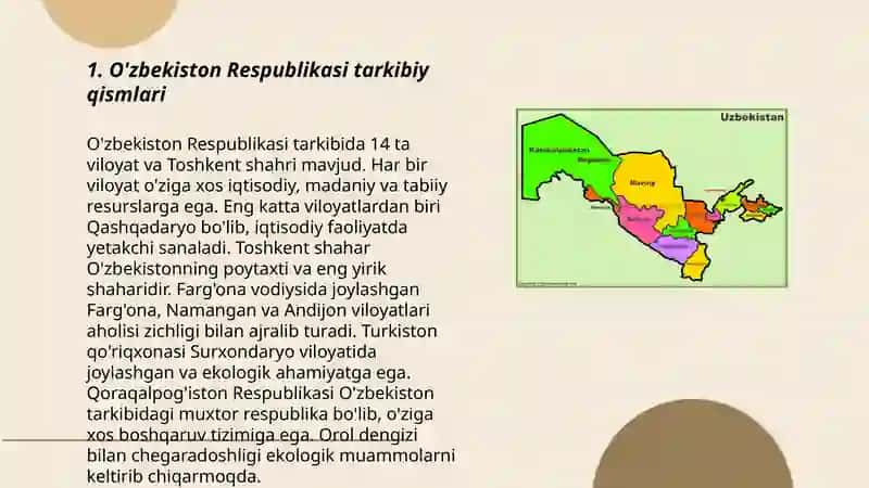 O'zbekiston Respublikasining ma'muriy-hududiy tuzilishi 3