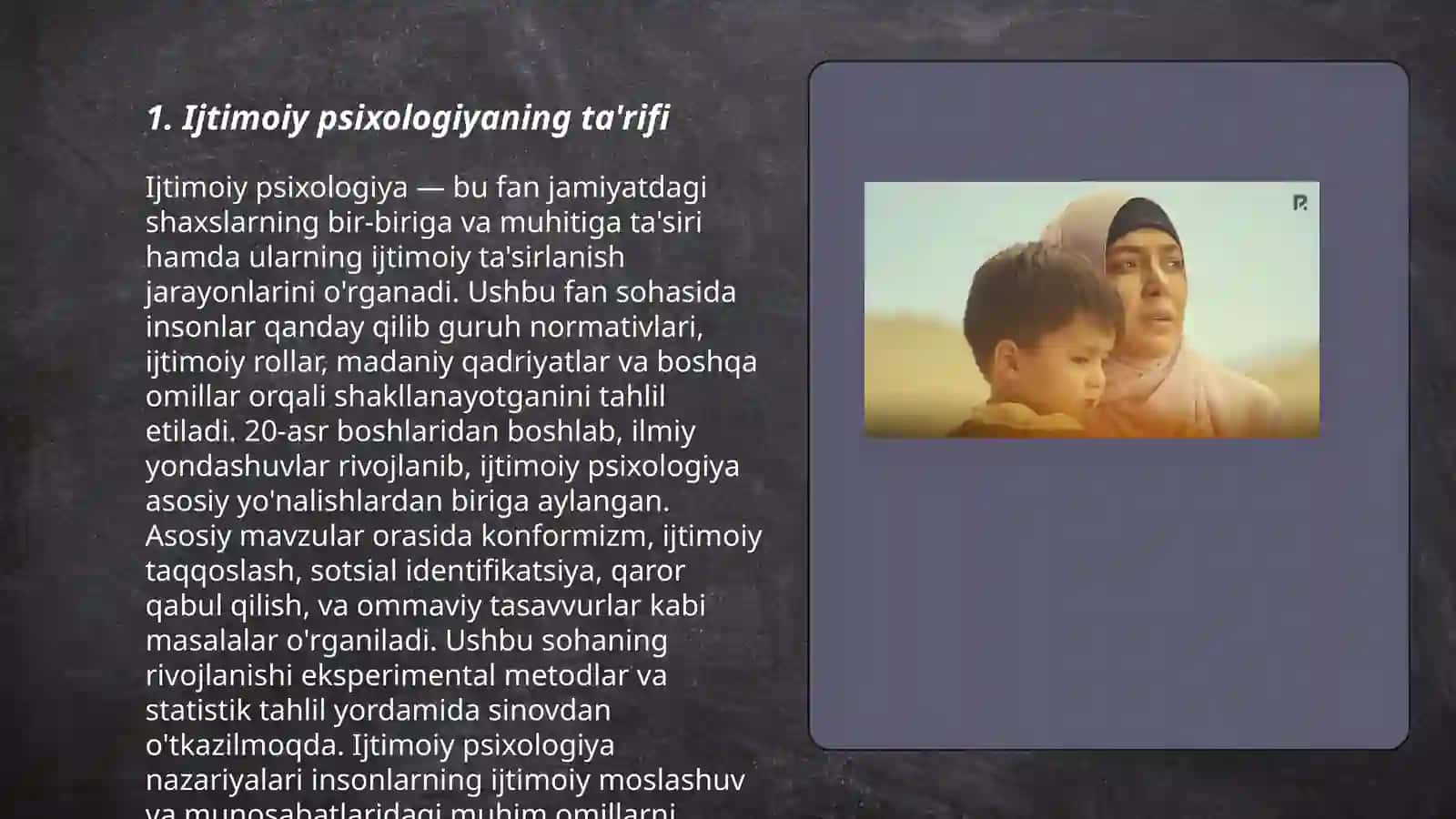 Ijtimoiy psixologiya fanining predmeti va vazifalari 3