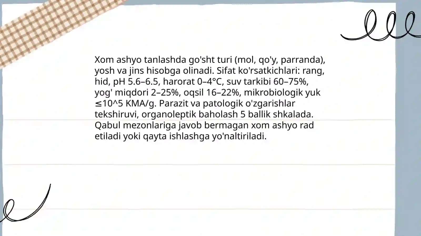 Yarim tayyor go'sht mahsulotlarini ishlab chiqarish texnologiyasi 3