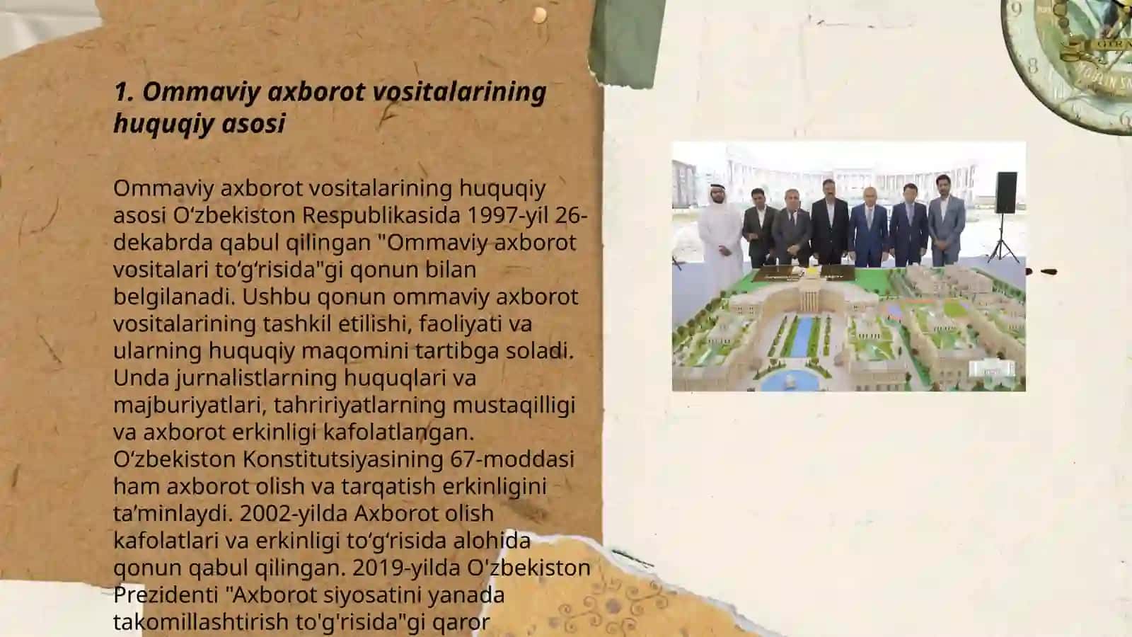 Oʻzbekiston Respublikasida ommaviy axborot vositalarining faoliyati 3