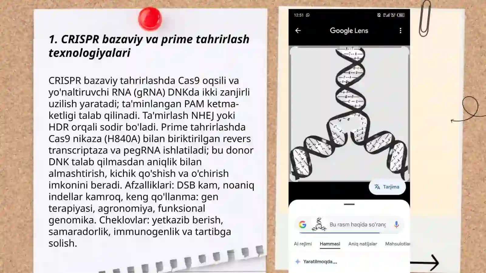 CRISPR bazaviy va prime tahrirlash texnologiyalari 3