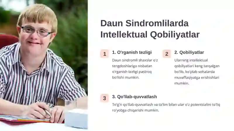 Daun Sindromi: Tushunish va Qo'llab-quvvatlash 3